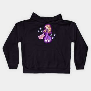 Y2k aesthetics bratz space butterflies Kids Hoodie